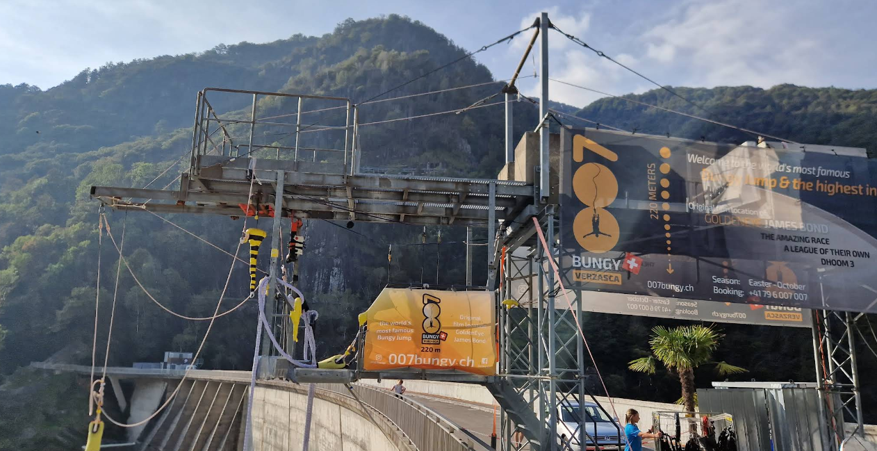 Trekking team ticino 007 bungy jump – İsviçre’de Adrenalinin Zirvesi